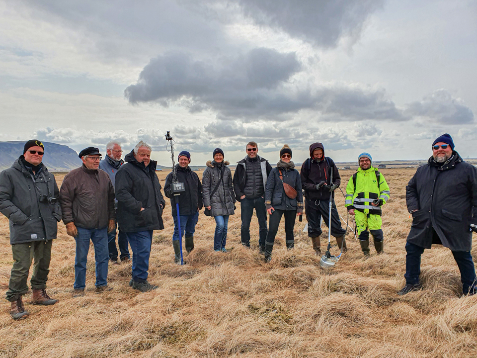 Stjórn Votlendissjóðs og formaður Loftslagsráðs í heimsókn að Sogni í Ölfusi ásamt starfsmönnum Landgræðslunnar