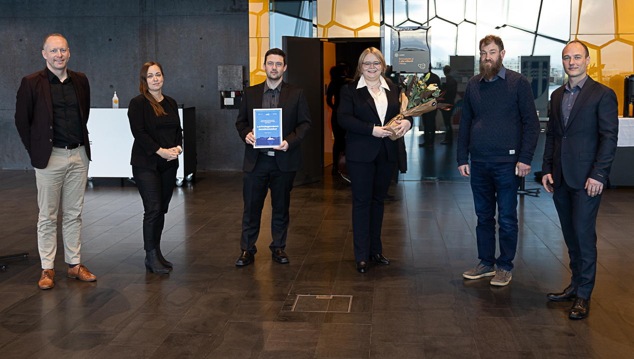 Hvatningarverðlaun Rvíkurborgar og Festi 2021 hópmynd