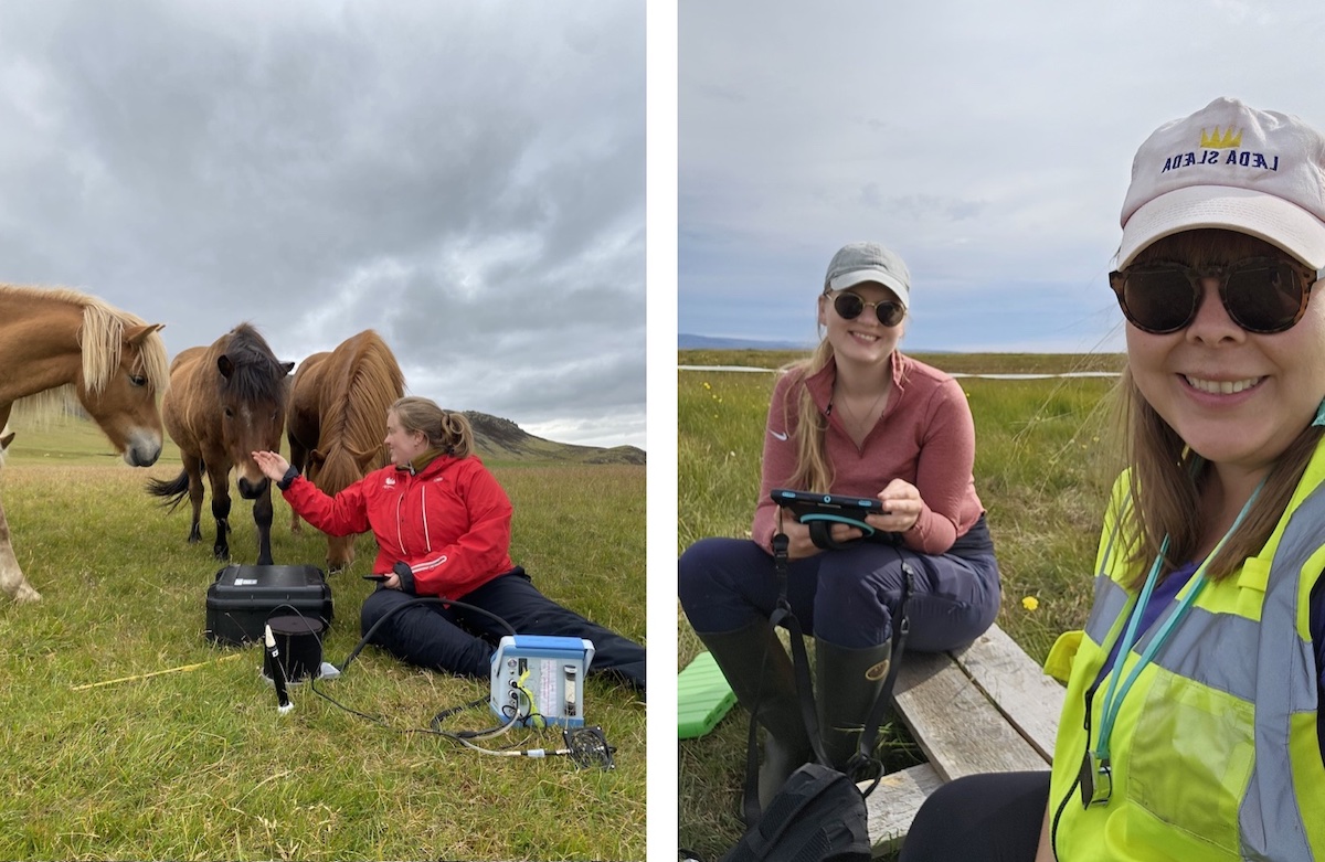 Starfsfólk Landgræðslunnar við sumarstörf